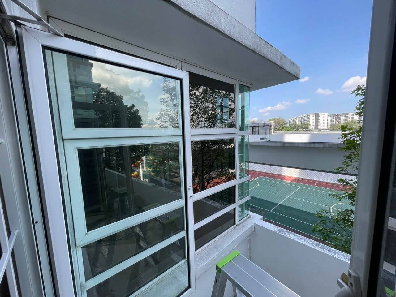 TINTED CERMIN TINGKAP MURAH RUMAH PEJABAT BANGUNAN PANDAN JAYA