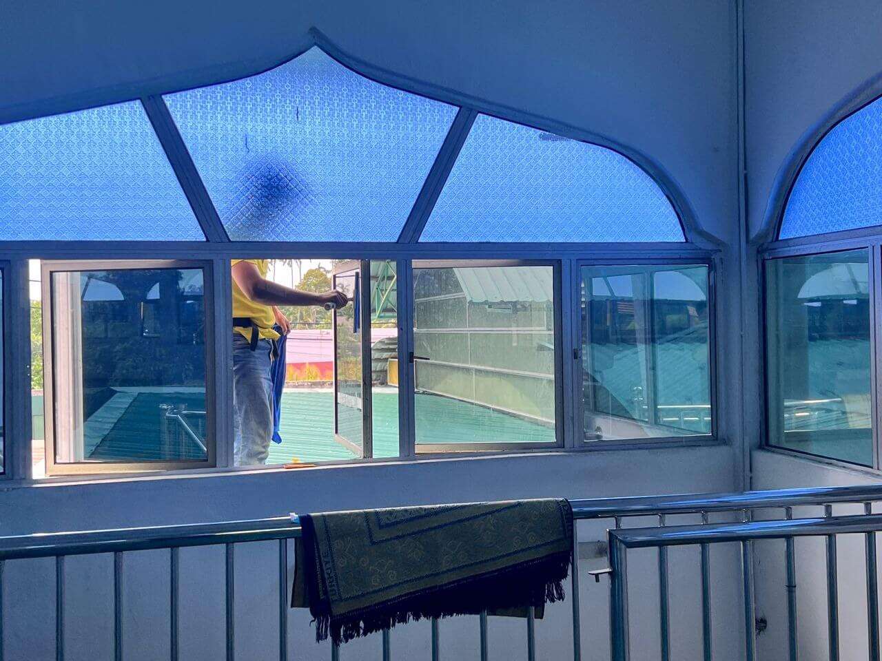 TINTED CERMIN TINGKAP MURAH KEDAI SEKOLAH MASJID KILANG GOMBAK